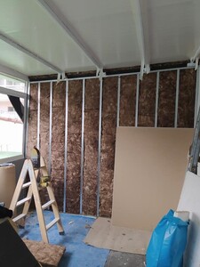 aislamiento térmico en pared