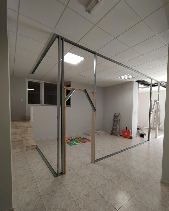 nueva habitación con paredes de pladur